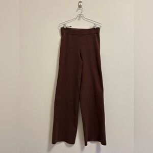 KITH Wide Leg Sweater Pant in Chocolate Brown size Medium (M)